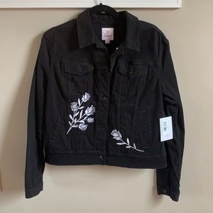 NWT B&W Jean Jacket